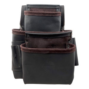 Graintex 9 Pocket Framer’s Nail & Tools Pouch Oil Tanned Leather