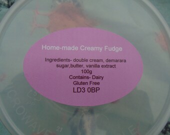 Home- Made Creamy Fudge