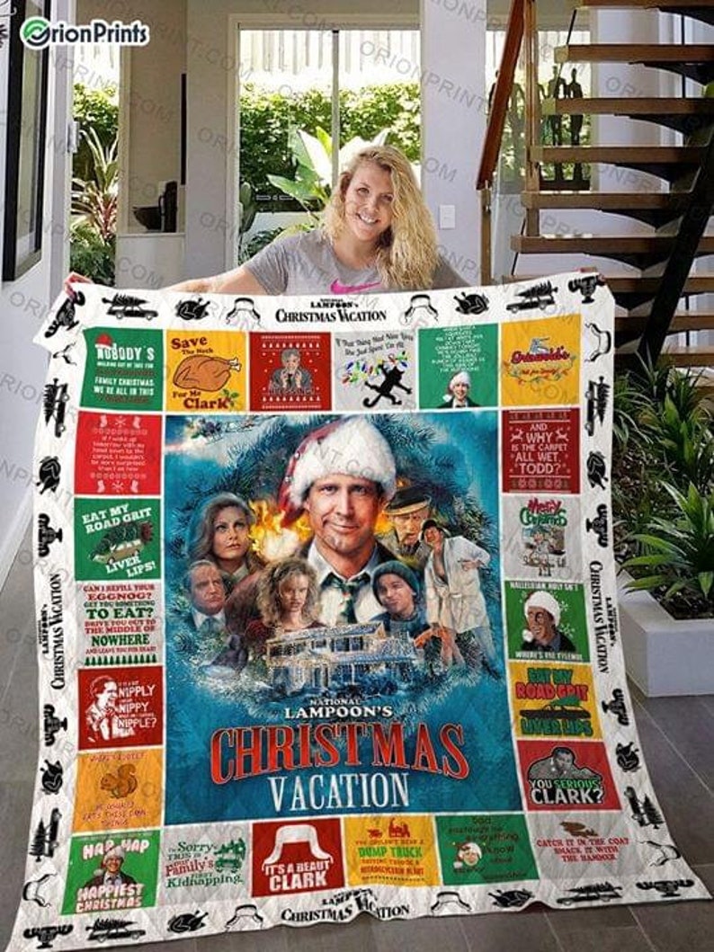 National Lampoon's Christmas Vacation Fleece Blanket Etsy