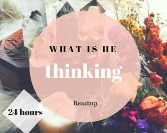 Psychic Reading One question Tarot Psychic Reading What is He Thinking Reading Same Day Reading Psychic Reading Tarot What are His Thoughts