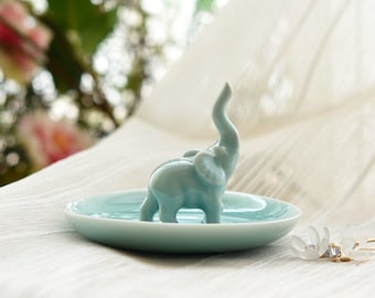 Ring Dish Verlovingsring schotel Olifant Ring houder voor sieraden, Olifant Gift, Verloving Gift, bruid te zijn Gift