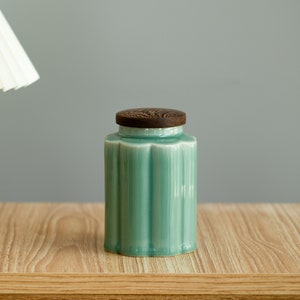 Jars with Lids|Tea Storage | Ceramic Container with Lid | Tea Jar | Tea tins for loose tea storage | Pottery Herb Container /Coffee Jar