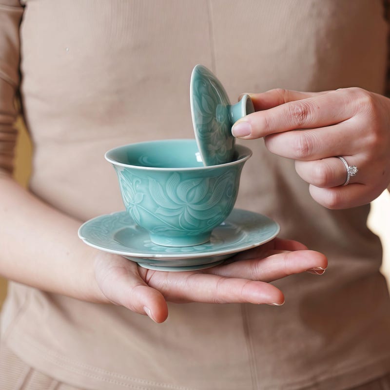 My Porcelain Tea Set w/Carry Case main image 1