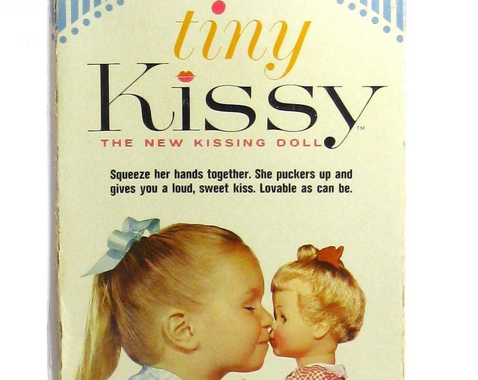 Vintage 1961 Ideal Tiny Kissy Kissing Playpals Family Doll Dress Shoes