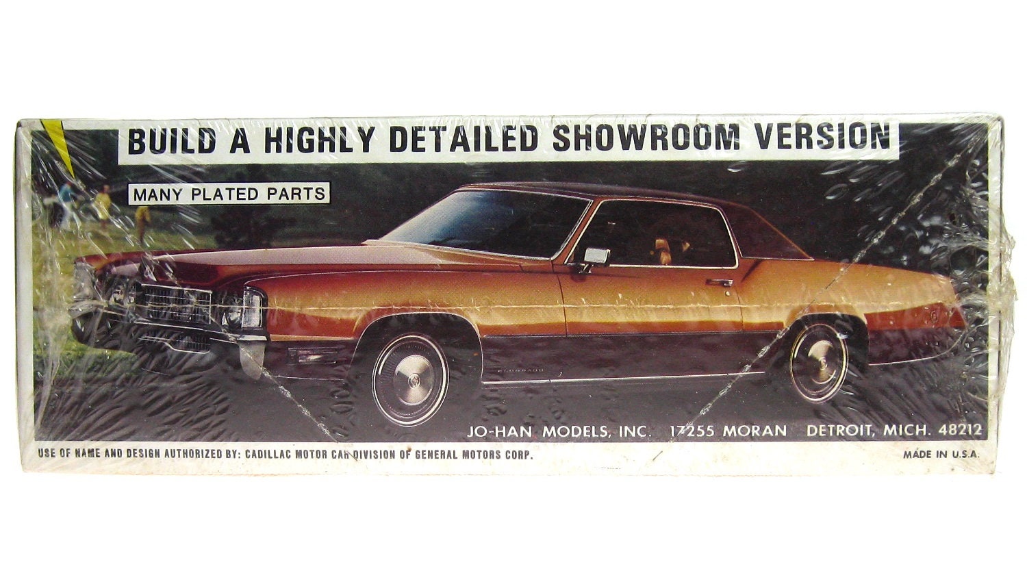 Vintage 1970 Jo-han 1/25 Cadillac Eldorado Customizing Kit Vintage 1970 Jo-han 1/25 Cadillac Eldorado Customizing Kit