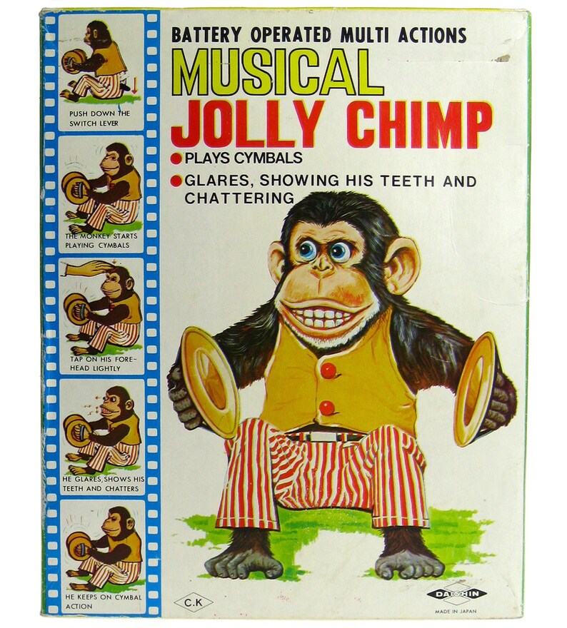 chimp with cymbals