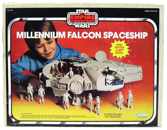 original millennium falcon in box