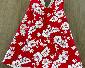 Maui Humane Society Charity Sew Reversible Beach Dress/Coverup/Pinafore