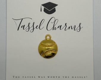 Baseball/Softball Graduation Tassel Charm – Team Gift
