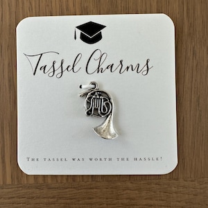 Horn Graduierung Anhänger: Musik Andenken für Band Studenten