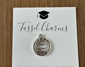 Volleyball Graduation Charm: Keepsake Tassel Gift