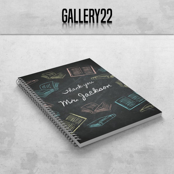 Personalised Teacher Assistant A5 Notebook End Of Term Present Superhero Comic
