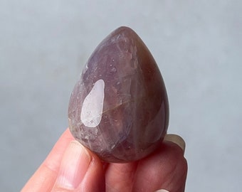 Purple Rose Quartz  Egg | Lavender Rose Quartz Crystal Egg