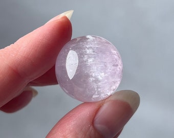 Gem Kunzite Sphere | Pink Kunzite Crystal Sphere