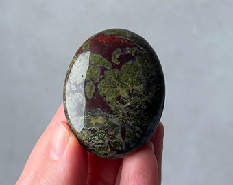 Dragons Blood Jasper Palm | Dragon Blood Crystal Palmstone