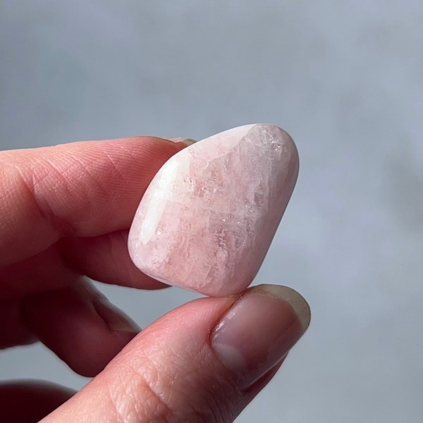 Morganita australiana / caída de cristal de morganita pulida