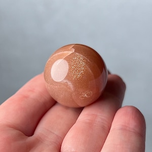 Peach Moonstone Sphere | Flashy Moonstone Crystal Sphere