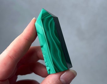 Stunning Malachite Point | Malachite Crystal Tower