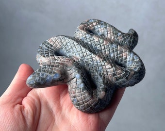 Que Sera Snake Carving | Llanite Crystal Snake