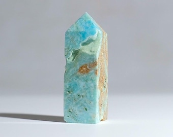 Blue Aragonite Crystal Obelisk