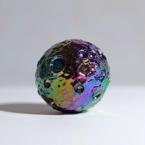 Aura Obsidiaankristal Maan | Kristallen bol maansnijwerk