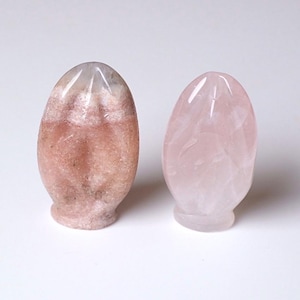 Pink Amethyst Yoni Carving | Rose Quartz Crystal Yoni | Divine Feminine Crystal