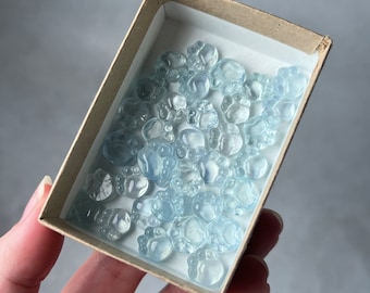 Aquamarine Paws | Crystal Animal Paw | Paw Carving