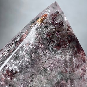 Garden Quartz Point | Lodolite Quartz | Dream Quartz Crystal Tower