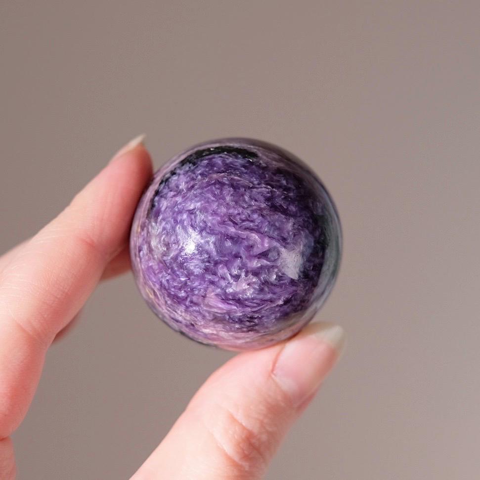 Buy Purple Charoite Sphere | Charoite Crystal Sphere Online in