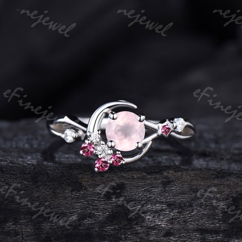 Crystal Wedding Ring - Etsy