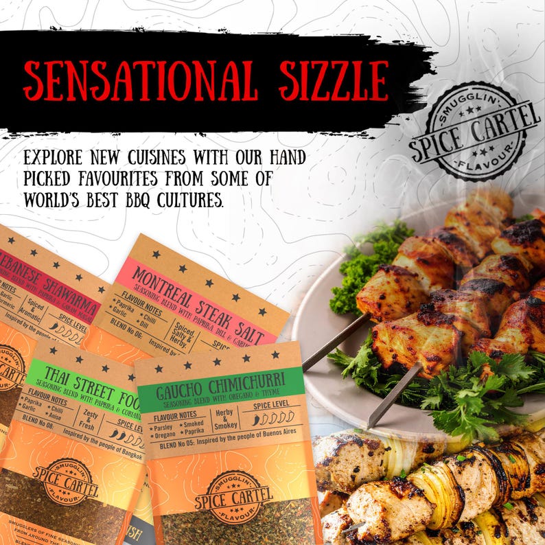 BBQ Spice Rub-cadeauset: veganistische collectie grillkruiden afbeelding 4