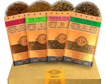 BBQ Spice Rub Gift Set: Vegan Friendly Grill Seasoning Collection
