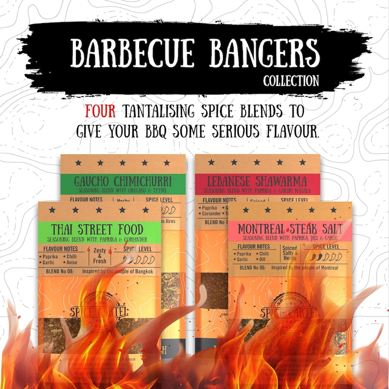 BBQ Spice Rub-cadeauset: veganistische collectie grillkruiden afbeelding 2
