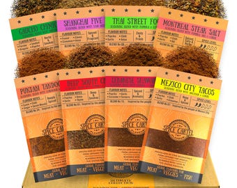 Spice Cartel Global Flavors Gift Set: 12 Spice Blends