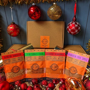 Asian Street Food Spice Selection Box Gift Boxed Gourmet Spice Rubs & Marinades From Across Asia. No MSG, Maximum Flavour, So Easy To Use. image 5