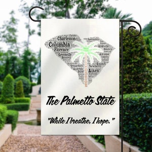 South Carolina Cities and Towns Garden Flag 12&quot; x 18&quot;