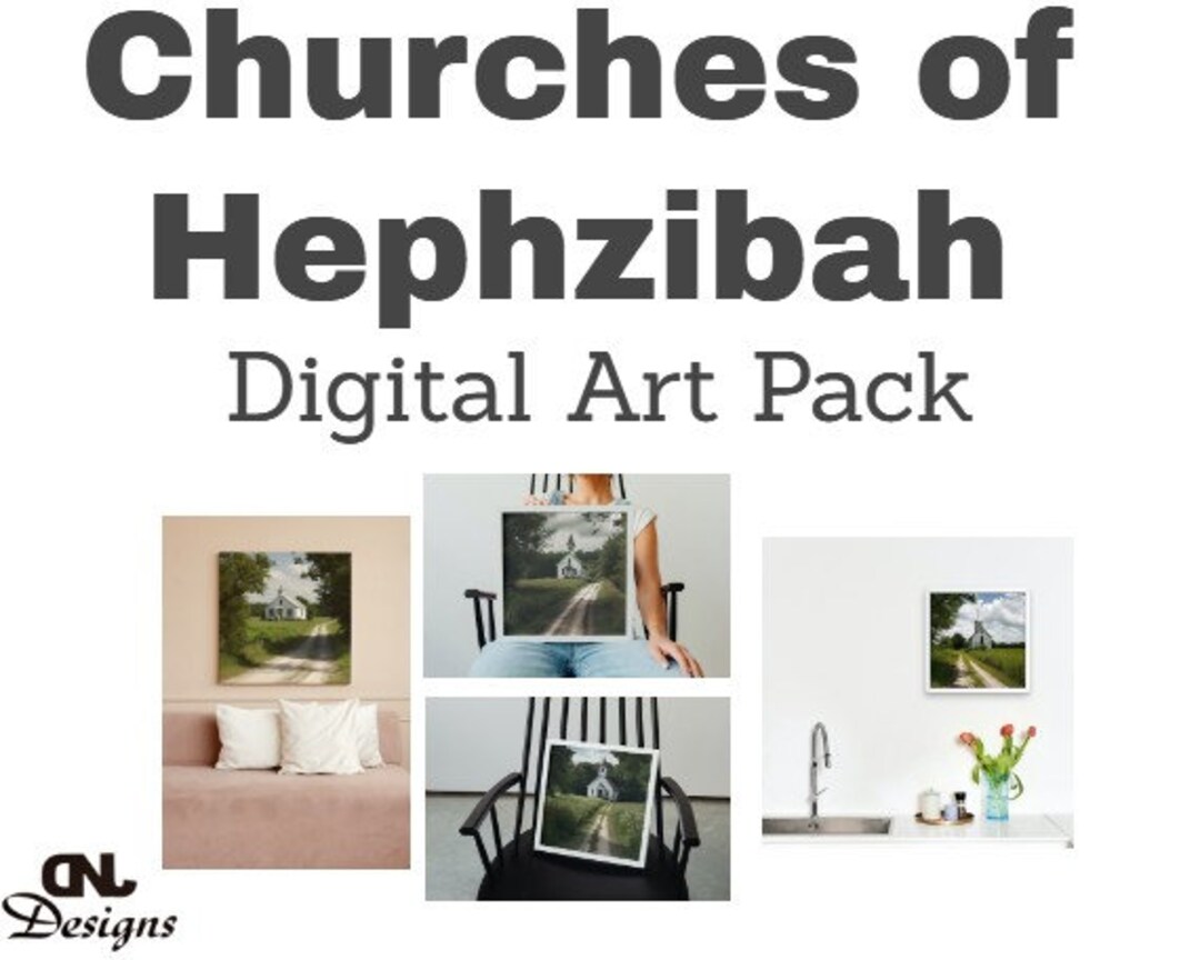 Churches of Hephzibah Digital Art, Hephzibah Digital Download