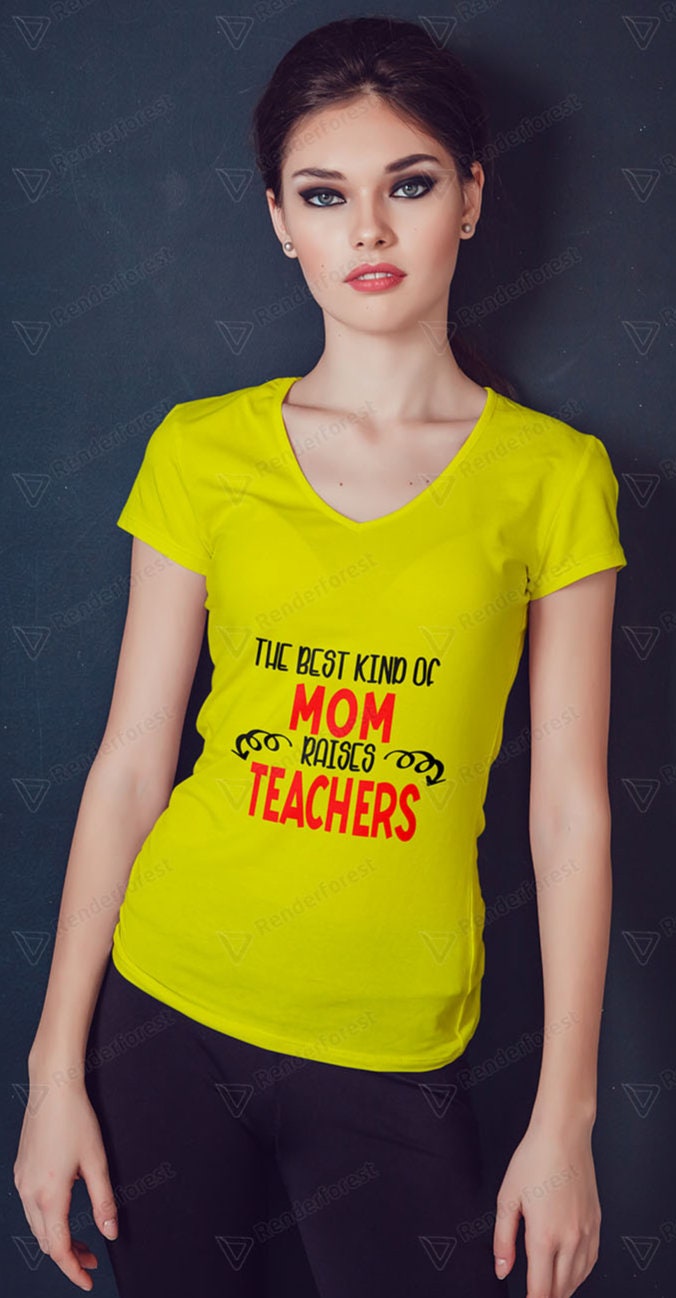 The Best Kind of Mom Raises Teachers Svg Mom Mother - Etsy