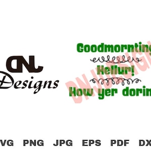 Goodmorting! Hellur! How yer doring? Madea Saying Cut File Pack