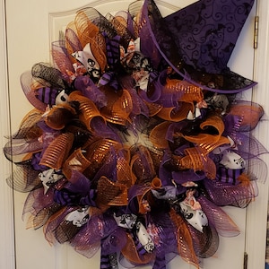 Halloween Witch Wreath - 30 inch