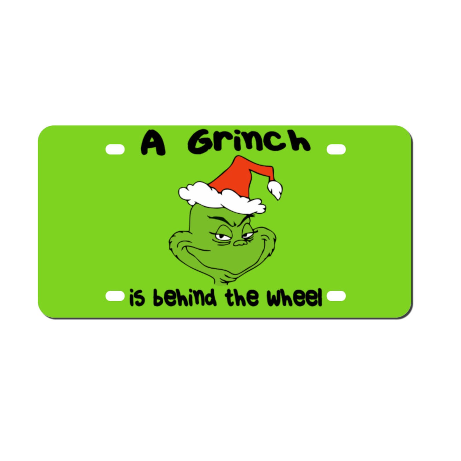 Grinch License Plate, Christmas, the Grinch, Merry Christmas Etsy