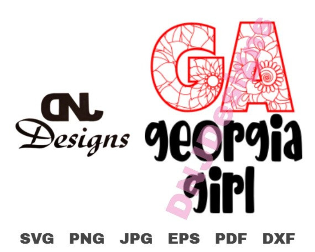Georgia Girl Cut File Pack - Etsy