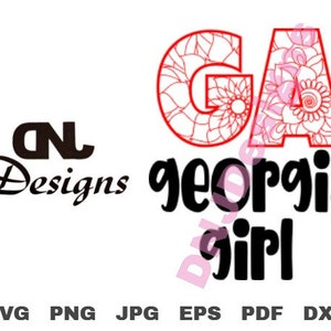 Georgia Girl Cut File Pack