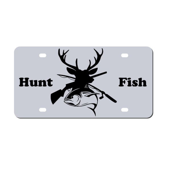 Fish on License Plate Etsy