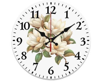 Magnolia Wall Clock