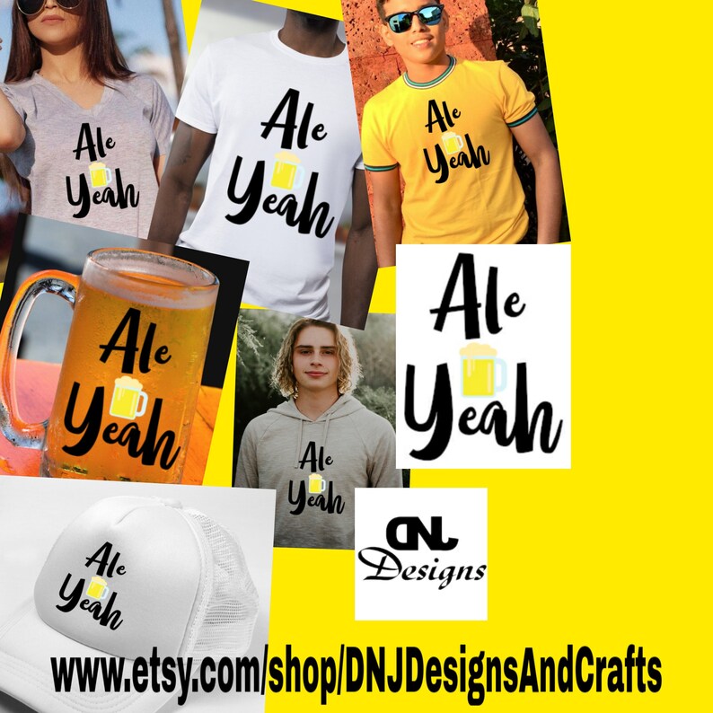 Ale Yeah Decatur Logo Ale Yeah Cut File Pack, Beer, Stein, Drinking - Etsy
