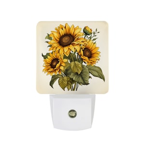 Fall Sunflower Night Light