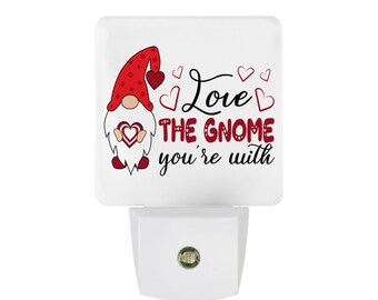 Valentine Gnome Night Light