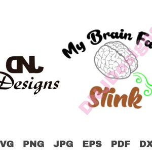 My Brain Farts Stink Cut File Pack