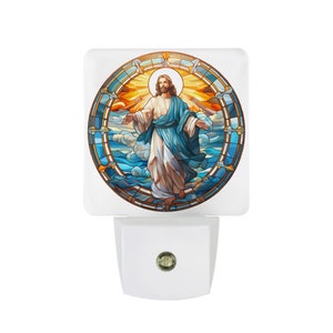 Stained Glass Jesus 2 Night Light